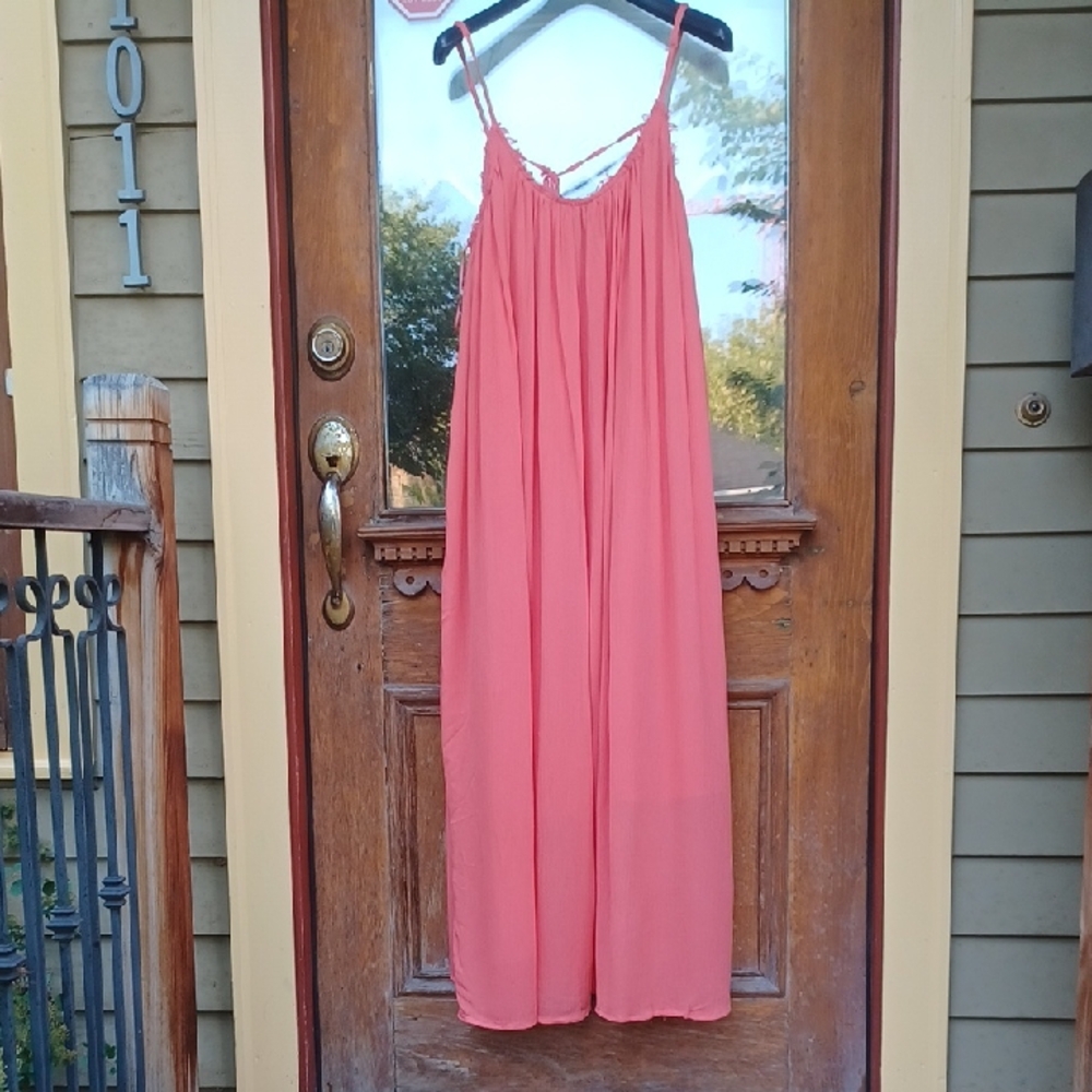 Coral Maxi Dress